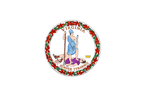 Emblem of Virginia flag