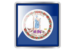 Virginia Flag Square icon flag