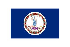 Virginia Flag Vector Illustration flag