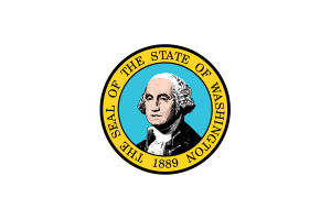 Emblem of Washington flag