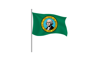 Washington Flag symbol flag