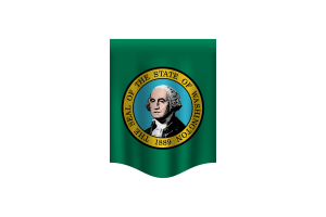 Washington Flag Banner flag
