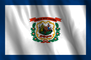 National Flag of West Virginia flag