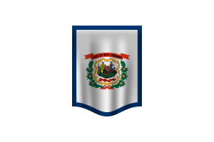 West Virginia Flag Banner flag