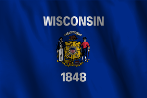 National Flag of Wisconsin flag
