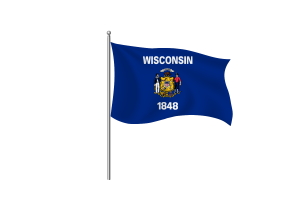 Wisconsin Flag symbol flag