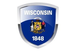 National Flag of Wisconsin Clipart flag