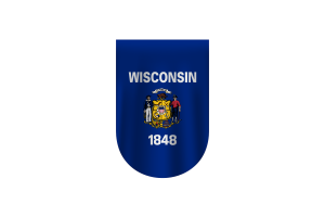 Wisconsin Flag Vector Free Dowanlod (SVG, PNG) flag
