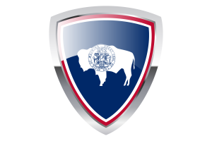 Wyoming Shield Flag flag