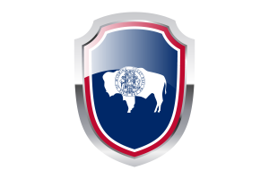 Wyoming Shield Logo flag