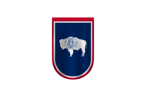 Wyoming Flag Vector Free Dowanlod (SVG, PNG) flag