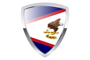 American Samoa Shield Flag flag