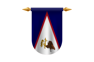 American Samoa Flag Emblem Vector Images flag