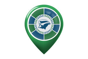 Martinique Flag Map Pin Icon flag