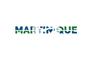Martinique Text Art flag