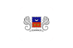 Mayotte Flag Square Rounded Shape flag