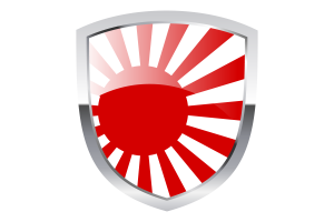 National Flag of Rising Sun Clipart flag