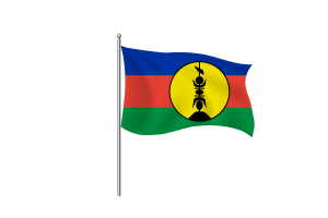 New Caledonia Flag symbol flag