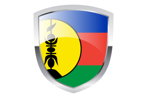 National Flag of New Caledonia Clipart flag