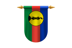 New Caledonia Flag Emblem Vector Images flag