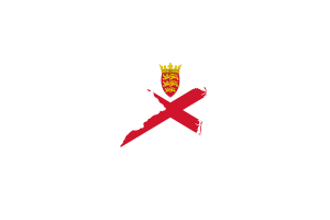 New Jersey Map with Flag flag