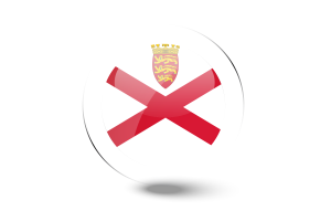 New Jersey Flag Glossy Round Button flag