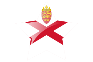 New Jersey Flag Star Icon flag