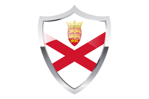 New Jersey Flag with Medieval Heater Shield flag