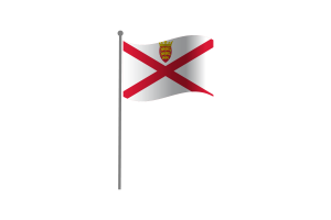 Waving Flag of New Jersey flag