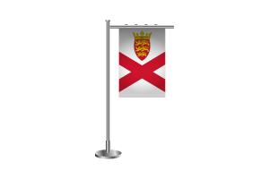 3d New Jersey Standing Flag flag