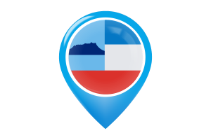 Sabah Flag Map Pin Icon flag
