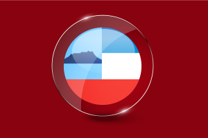 Sabah Flag Glossy Round Button flag