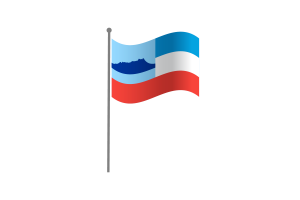 Waving Flag of Sabah flag