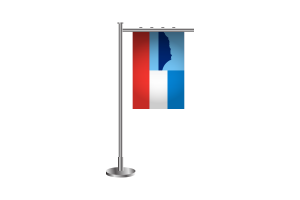 3d Sabah Standing Flag flag