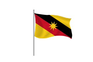 Sarawak Flag Clipart flag