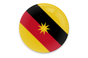 Sarawak Flag Vector Art flag