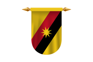 Sarawak Flag Emblem Vector Images flag
