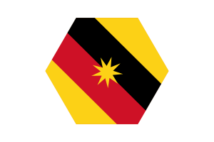 Sarawak Flag Vector Free | SVG and PNG flag