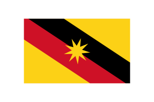 Sarawak Flag Vector Illustration flag