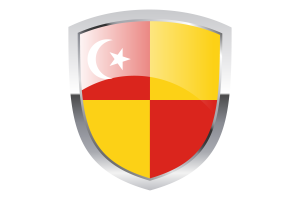 National Flag of Selangor Clipart flag