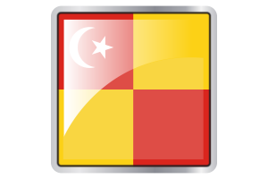 Selangor Flag Square icon flag