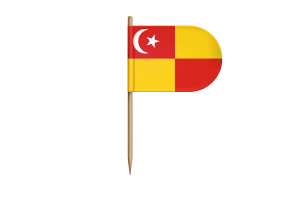 Selangor Flag for Desk, Table flag