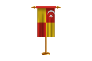 Selangor Ceremonial Flag Vector Free flag