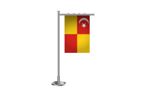 3d Selangor Standing Flag flag
