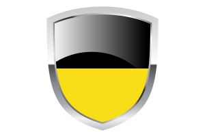 National Flag of Baden-Württemberg Clipart flag