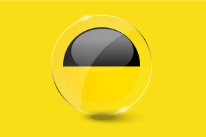 Baden-Württemberg Flag Glossy Round Button flag