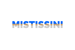 Mistissini Text Art flag