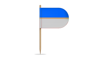 Mistissini Flag for Desk, Table flag