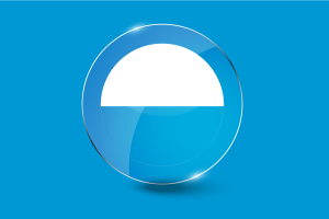 Bavaria Flag Glossy Round Button flag