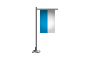 3d Bavaria Standing Flag flag